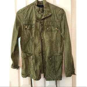 Forever 21 army green denim jacket